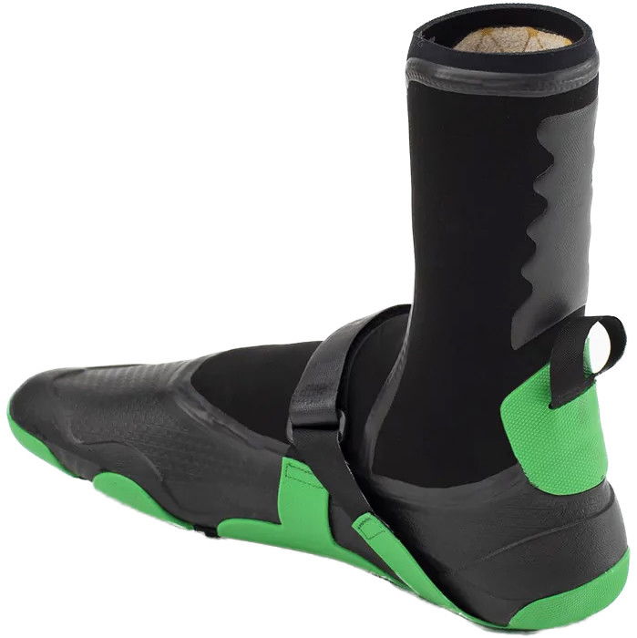 2024 Solite Custom Pro 2.0 3mm Wetsuit Boots 21001 - Green / Black